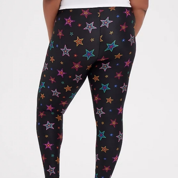 Black and multicoloured stars leggings [Torrid] - Picture 8 of 9